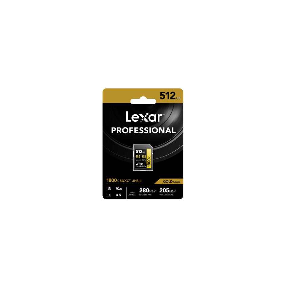 LEXAR SD PRO GOLD 128 G V 60 2 PACK - vue 9
