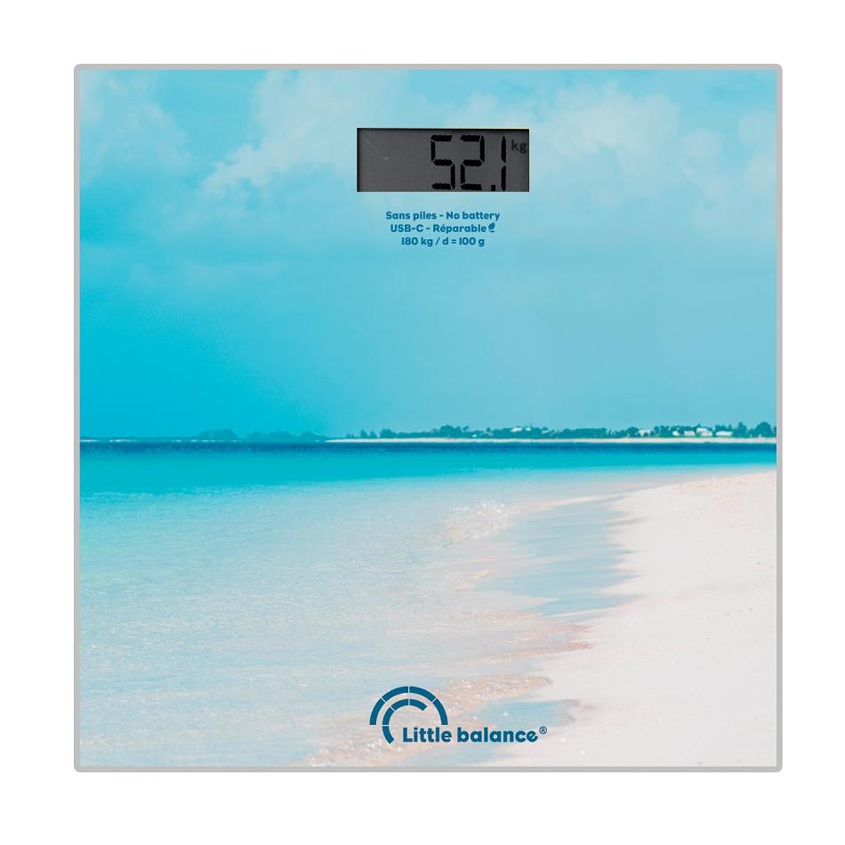 Pèse personne LITTLE BALANCE USB C Caraïbes - vue 3