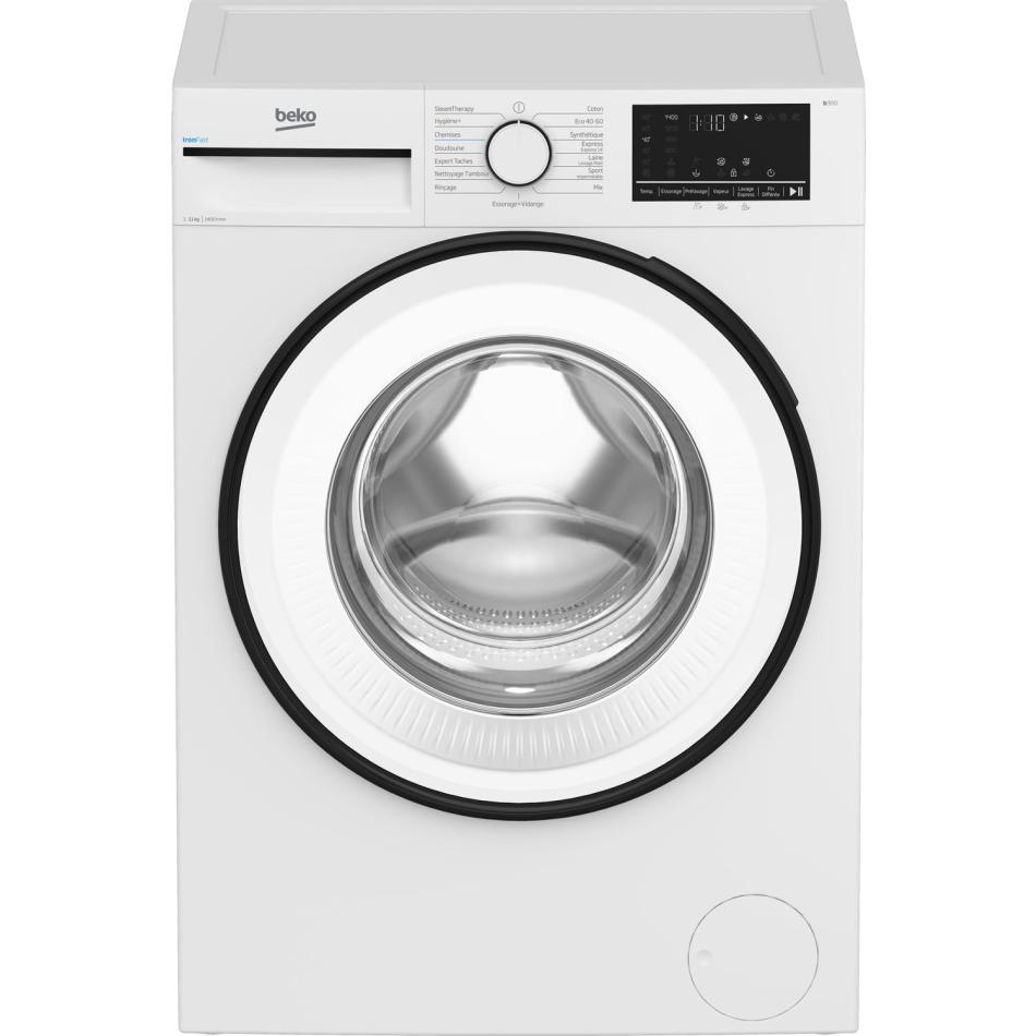 Lave-Linge Beko B3WFT51140W – 11 Kg, 1400 Tr/min, Moteur Induction - vue 5