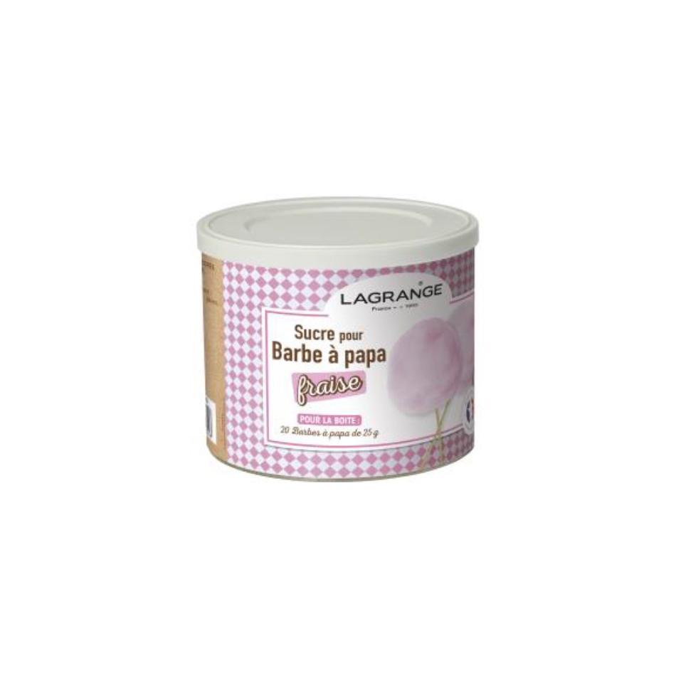 Sucre Barbes À Papa 380007 Sucres Barbe À Papa Fraise Lagrange La Boîte De 500gr De Sucre - vue 3