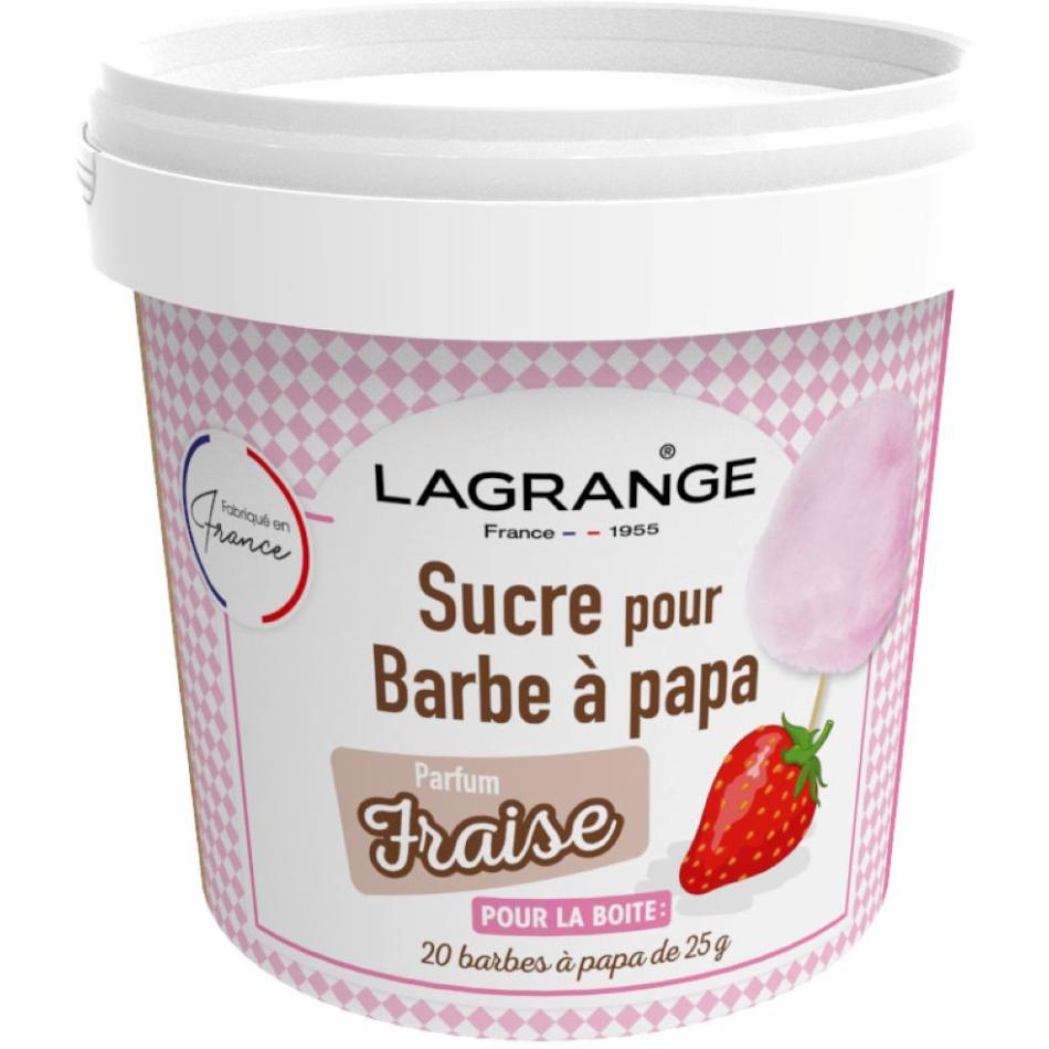 Sucre Barbes À Papa 380007 Sucres Barbe À Papa Fraise Lagrange La Boîte De 500gr De Sucre - vue 2