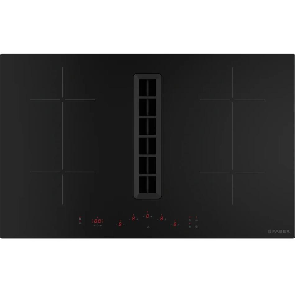 Table de Cuisson Aspirante Induction Faber 5484328 – 4 Foyers, 7200 W, 83 cm - vue 3