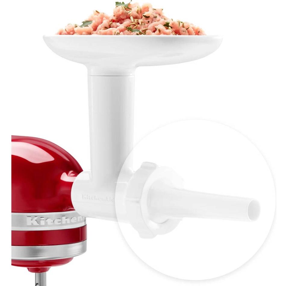 KitchenAid 5KSMSSA Ensemble de bourrage de saucisses en forme de corne pour batteur sur socle pour Artisan 5KSM150 5KSM175 5KSM7580 KSM150 RRK150 Mini 5KSM3311 Professional 600 Series - vue 2