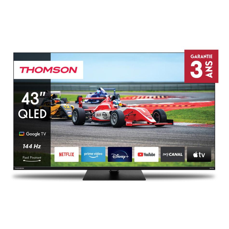 TV QLED 43QG7C14 Google TV 144Hz - vue 7