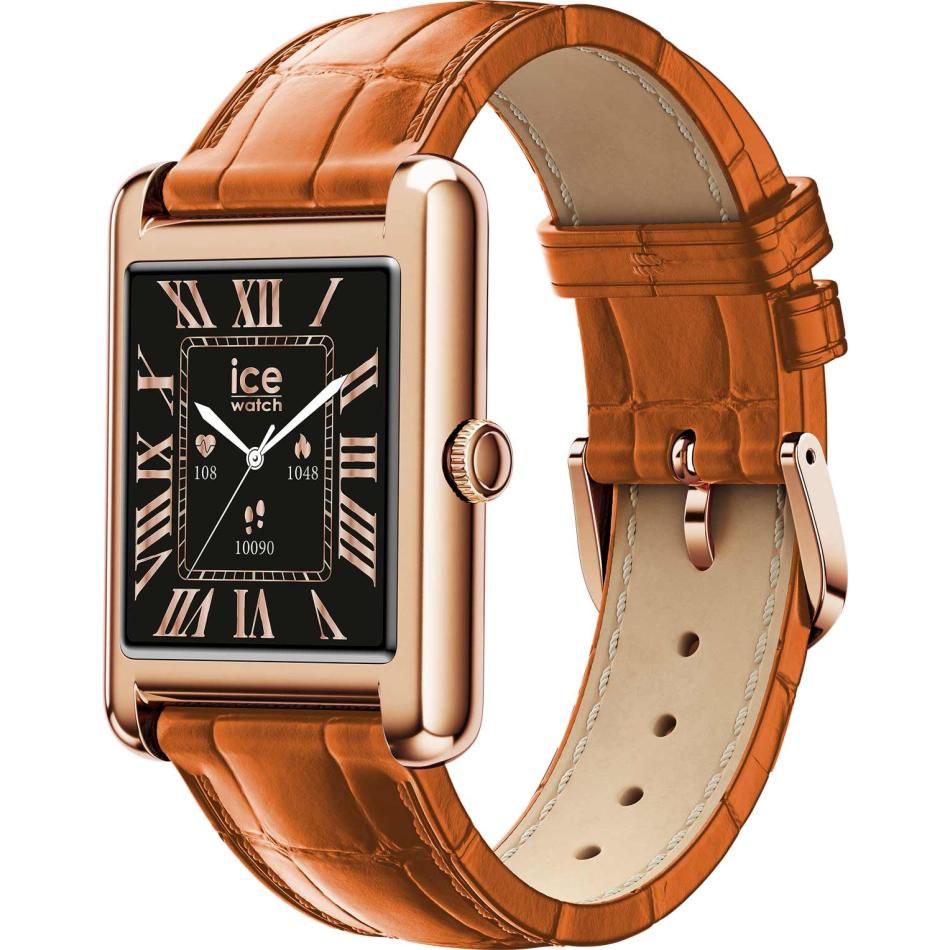 Montre Connectée Ice Smart Tk 2.0 Gold 1.41 Cuir Cognac - vue 2