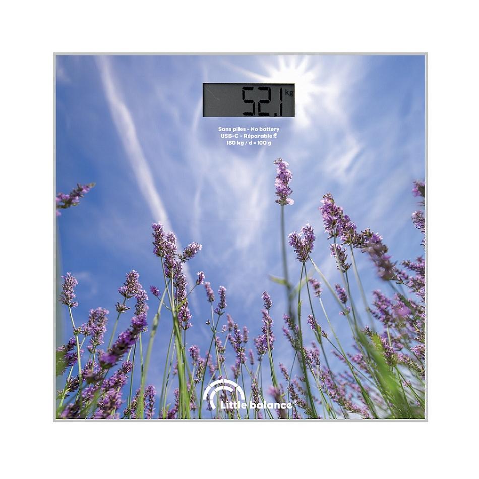 Pèse personne LITTLE BALANCE USB C Lavandes - vue 3