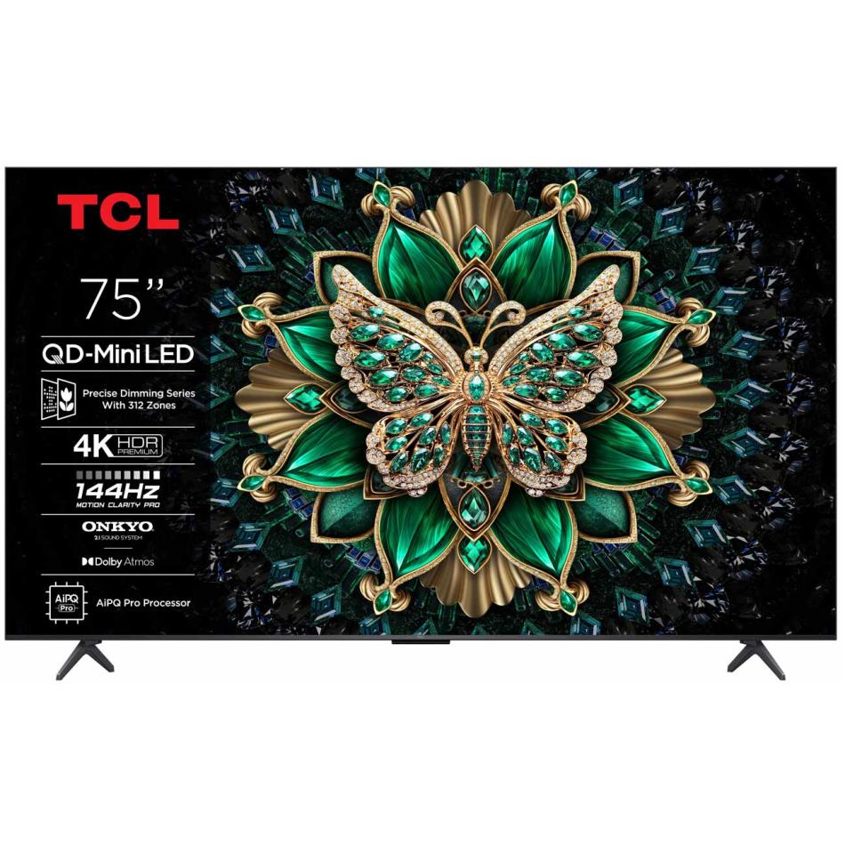 TCL 75C6K 75" 189 cm QD Mini LED 4K 2025 - vue 7