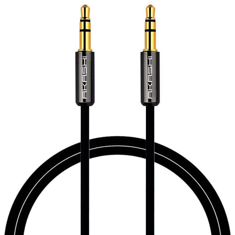 Akashi câble audio stéréo jack 3.5 mm / 1 mètre - vue 3