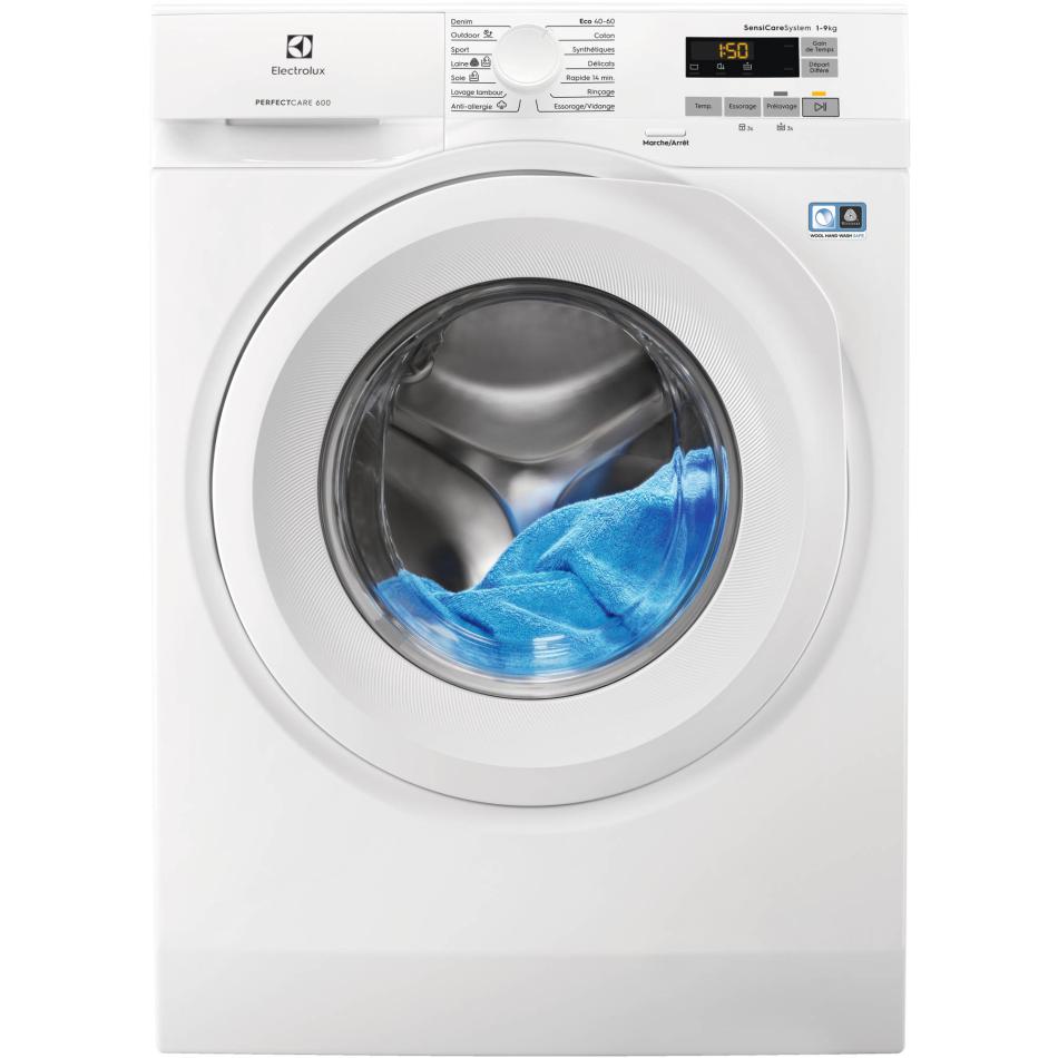 ELECTROLUX Lave linge hublot 9 kg essorage 1400 trmn PerfectCare 600 - vue 8