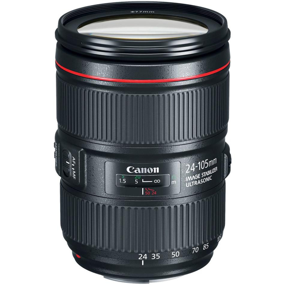 Objectif Reflex Canon EF 24-105mm f/4 L IS II USM – Zoom Standard Professionnel - vue 9