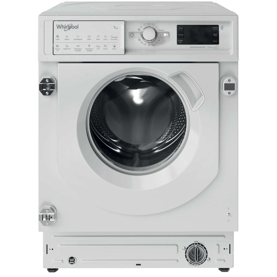 WHIRLPOOL Lave linge Tout intégrable 7 Kg 1400 trmn BIWMWG71483FRN - vue 3