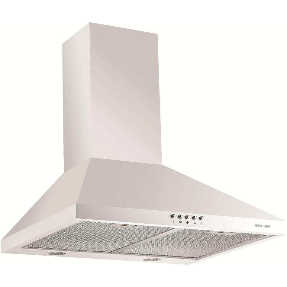 Glem Gas Hotte décorative murale 60cm 569m3h GHP650WH - vue 3