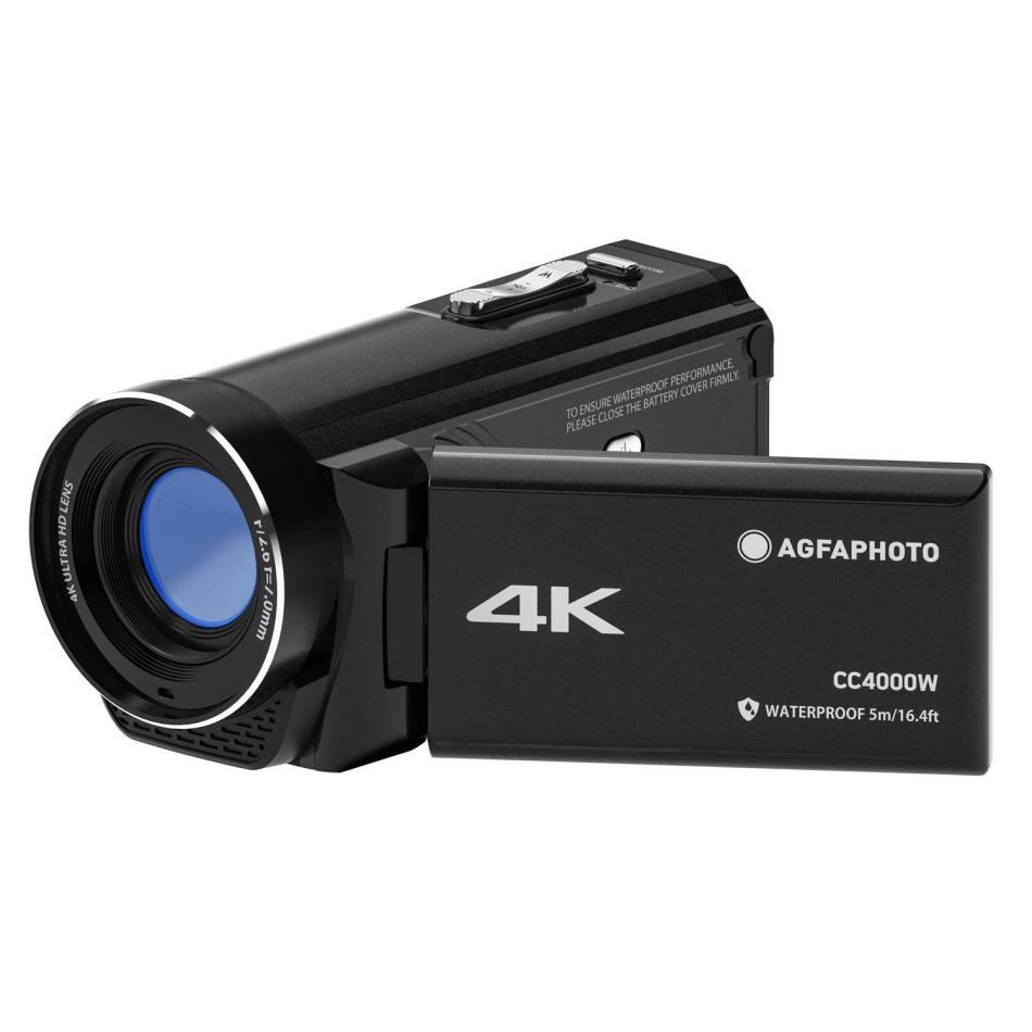 Caméscope AgfaPhoto CC4000W – 24MP, 4K Ultra HD, Étanche, Zoom 18x - vue 6