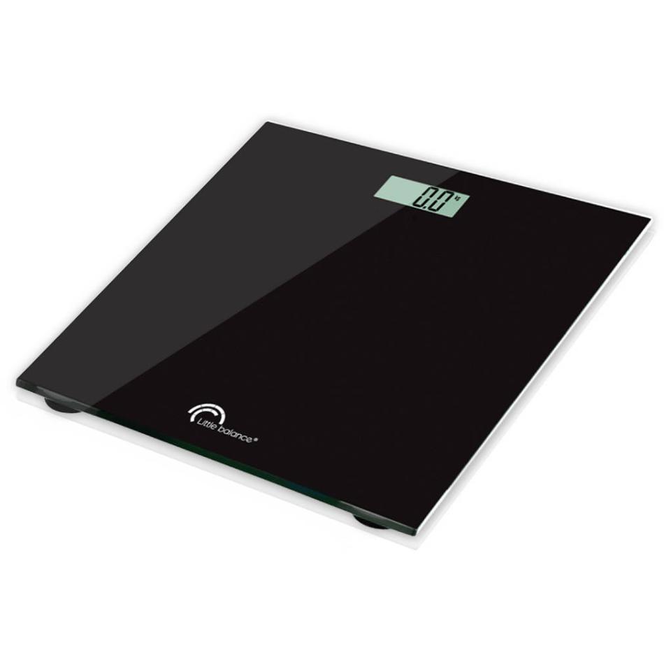 pèse personnes electronique SB2 little balance 8194 design épuré et élégant par son plateau en verre trempé coloré - vue 3