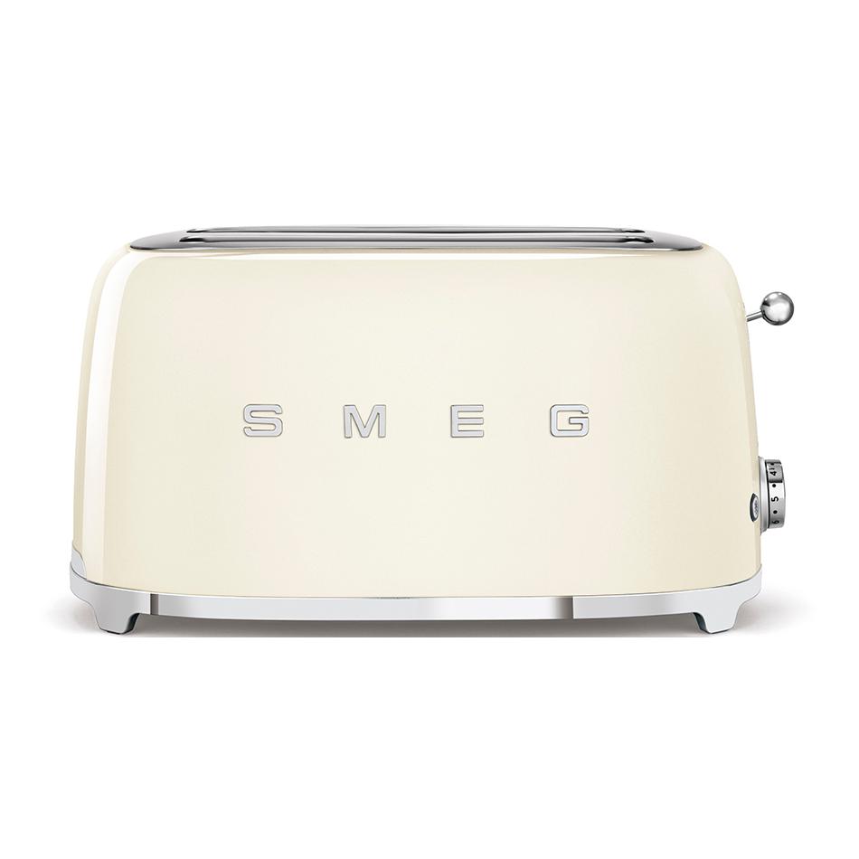 Grille-Pain SMEG TSF02CREU – 4 Tranches, 1500W, 6 Niveaux de Brunissage - vue 3