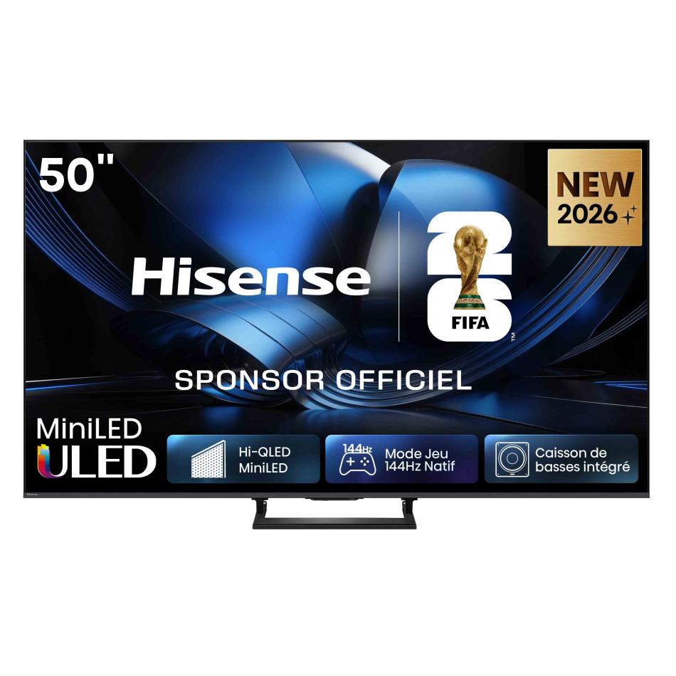 TV Hisense 50U7SE 2026 50 Mini LED ULED UHD 4K - vue 4