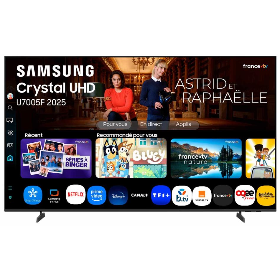 Samsung TU85U7005F TV LED 85 216 cm 4K UHD 3840x2160 HDR10+ Smart TV Gaming Hub 3xHDMI WiFi - vue 8