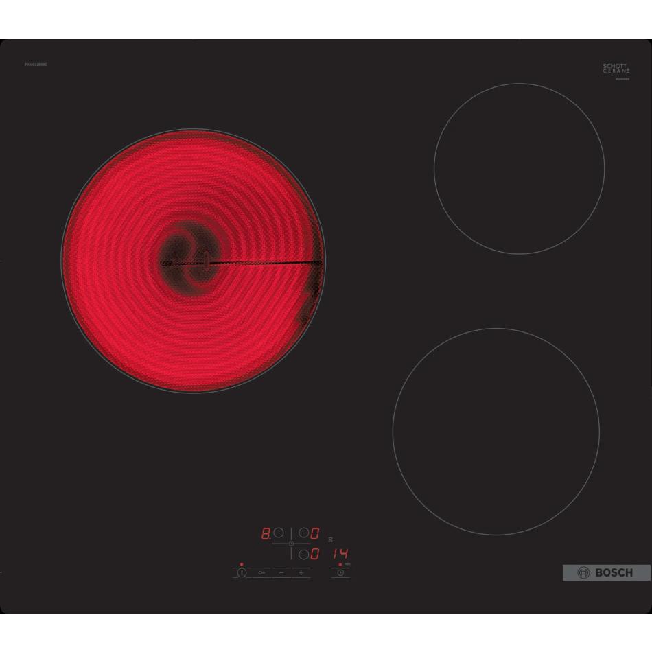 Table Vitrocéramique Bosch PKM611BB8E – 3 Foyers 5700 W - vue 9
