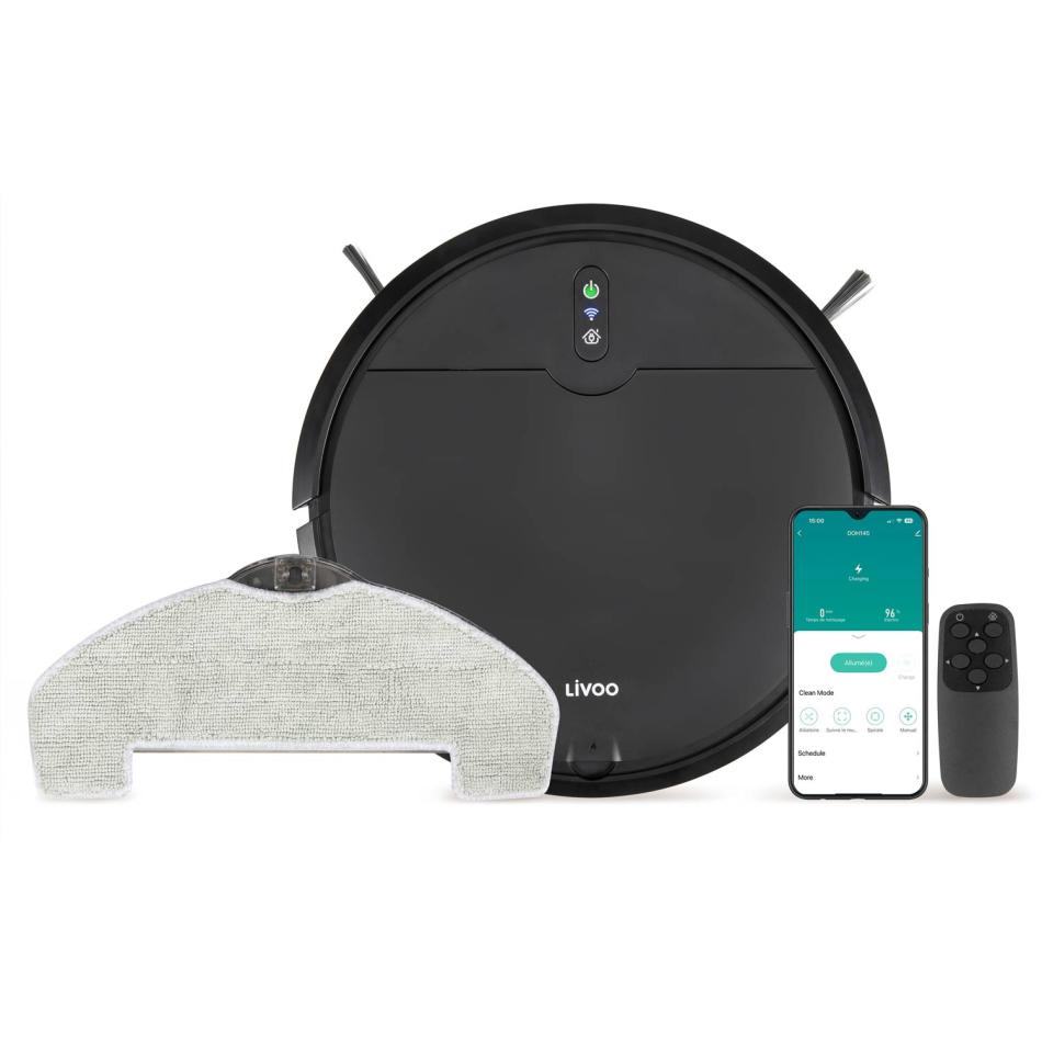 Aspirateur robot laveur connecté Livoo WASH'UP DOH145 - vue 6