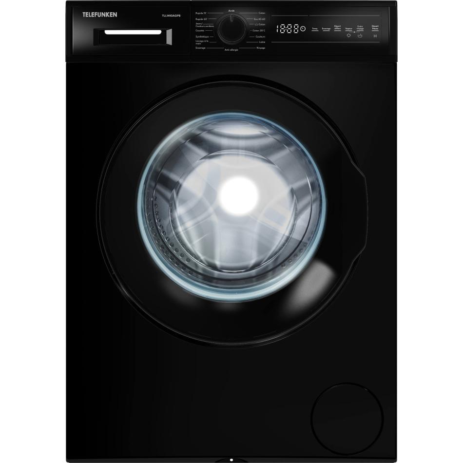 Lave-Linge Telefunken TLL1410AGPB – Capacité 10 Kg, 1400 tr/min - vue 3