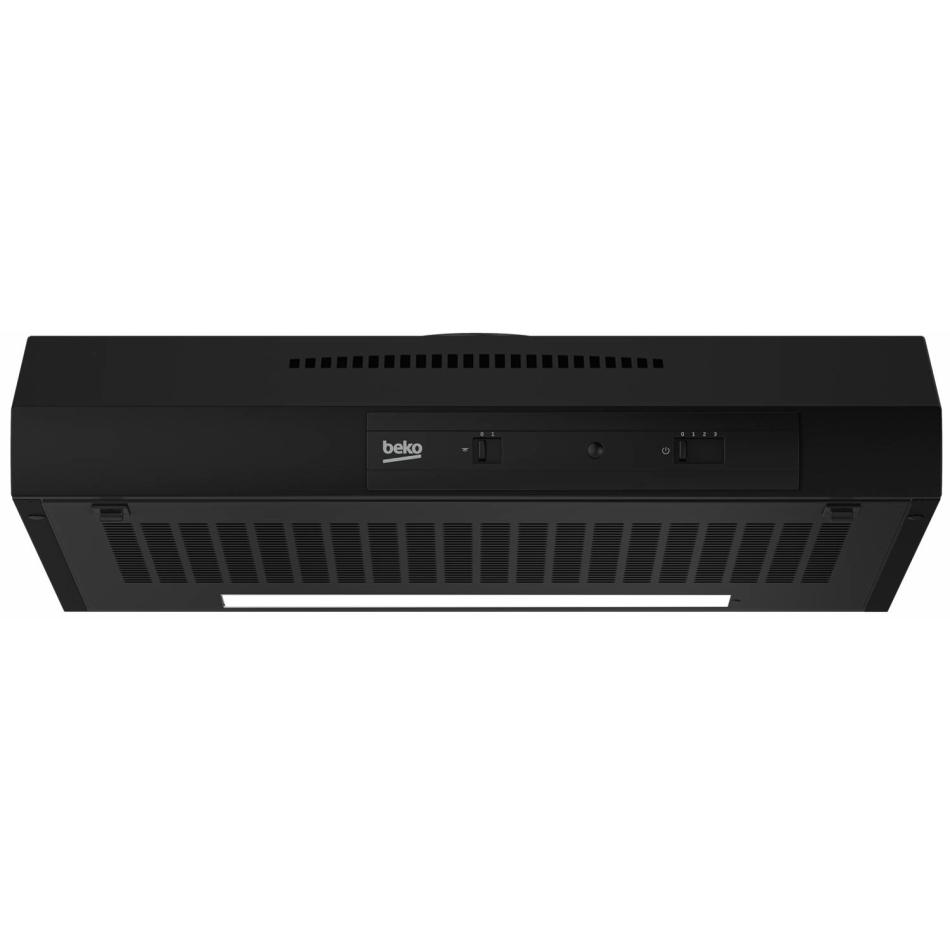 Hotte Visière Beko HNS61212XH – Débit 295 m³/h, 3 Vitesses, Noir - vue 9