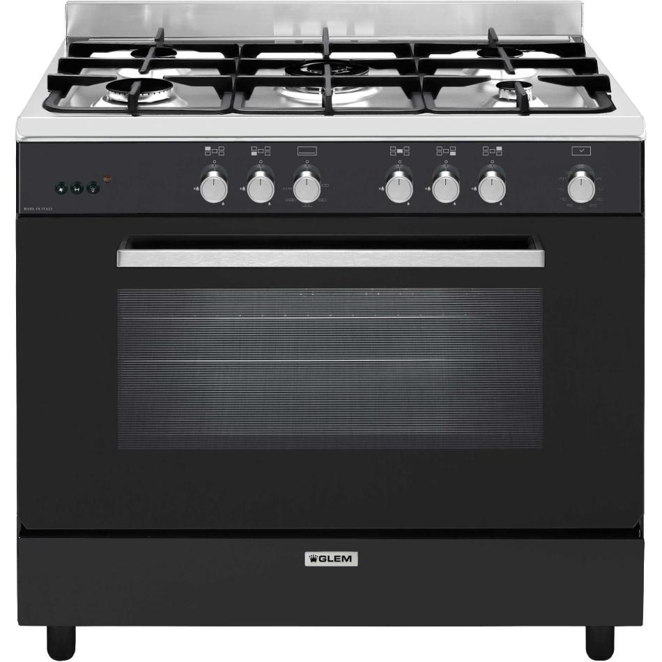 GLEM piano de cuisson 90 cm gaz GE960CMBK2 - vue 4