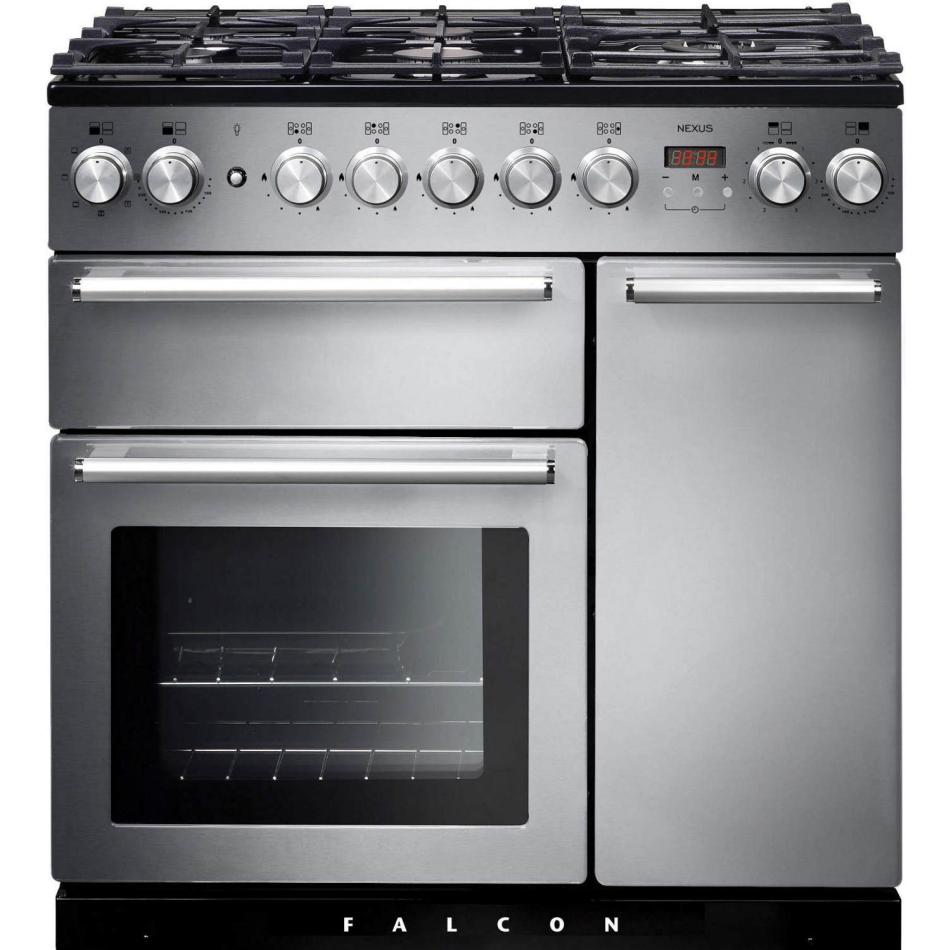 Cuisinière FALCON NEXUS Mixte 90 InoxChrome NEX90DFSSC - vue 3