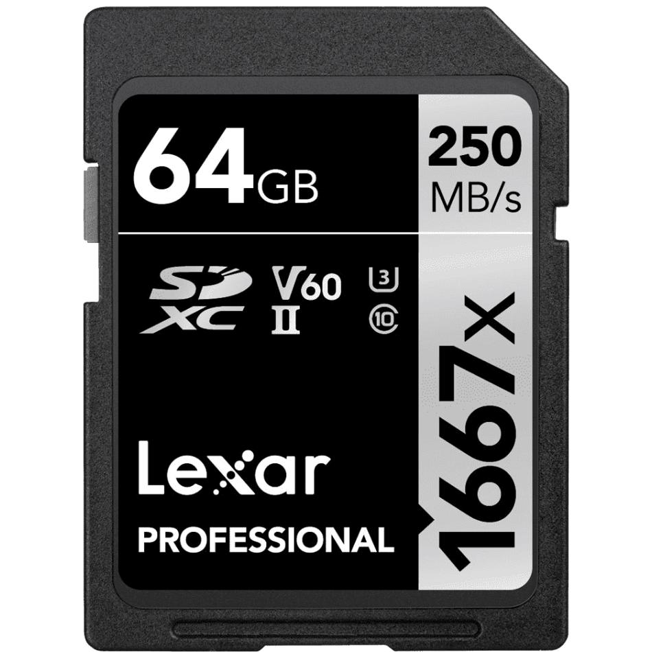 Carte secure digital LEXAR LSD 064 GCB 1667