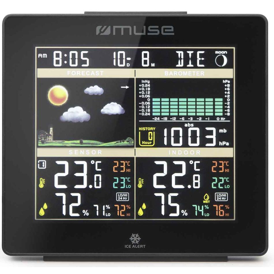 MUSE Radio réveil simple alarme M085WS - vue 6