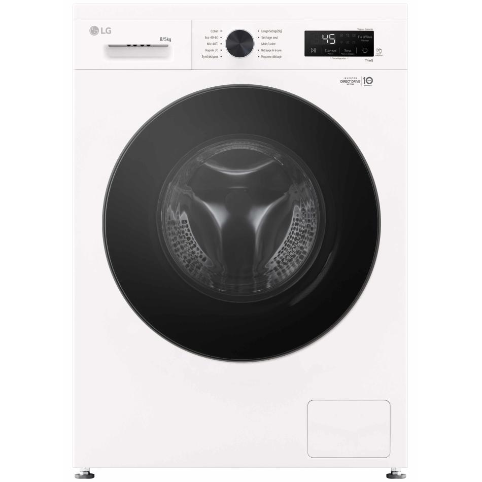 Lave linge séchant 85kg 1400 toursmin F854B16WHS LG - vue 5
