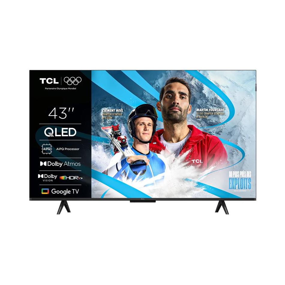 TV QLED Tcl 43P79K 108 cm 4K UHD Aluminium brossé - vue 7