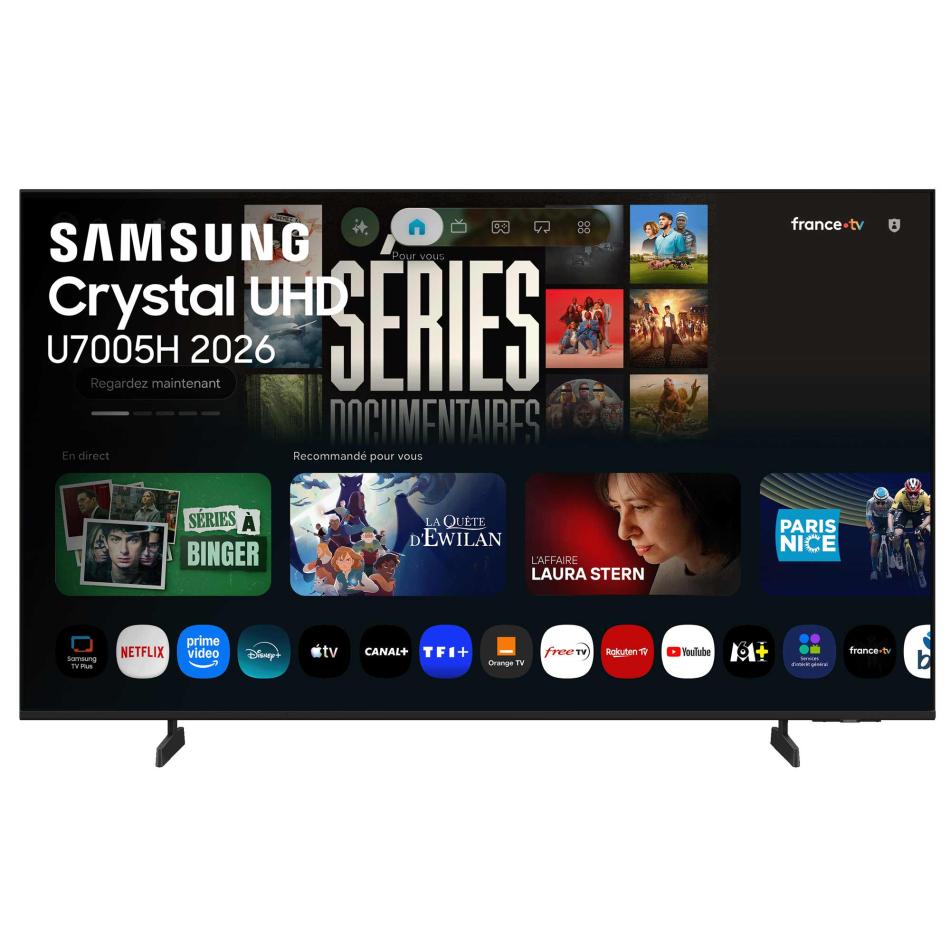 Samsung TU85U7005H TV LED 85 216 cm 4K UHD 3840x2160 HDR10+ Smart TV Gaming Hub 3xHDMI WiFi - vue 6