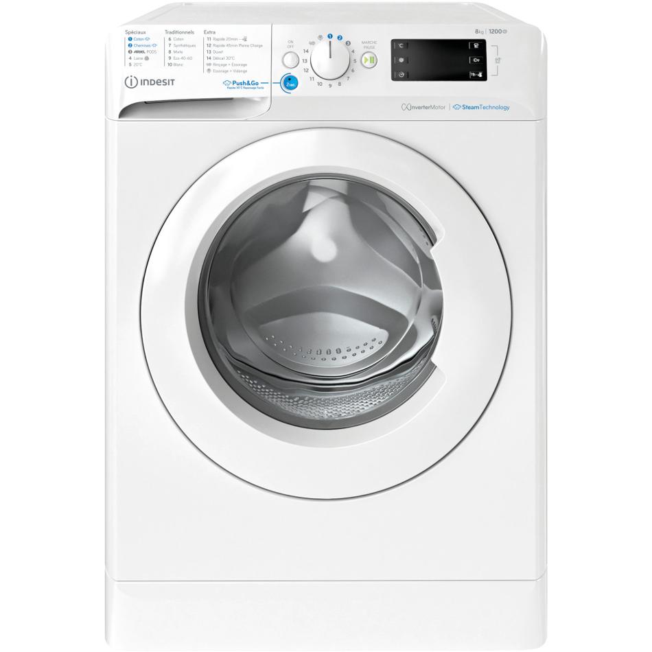 Indesit Push&Go BWE WV FR machine à laver chargement frontal 8 kg 1200 trmin - vue 3