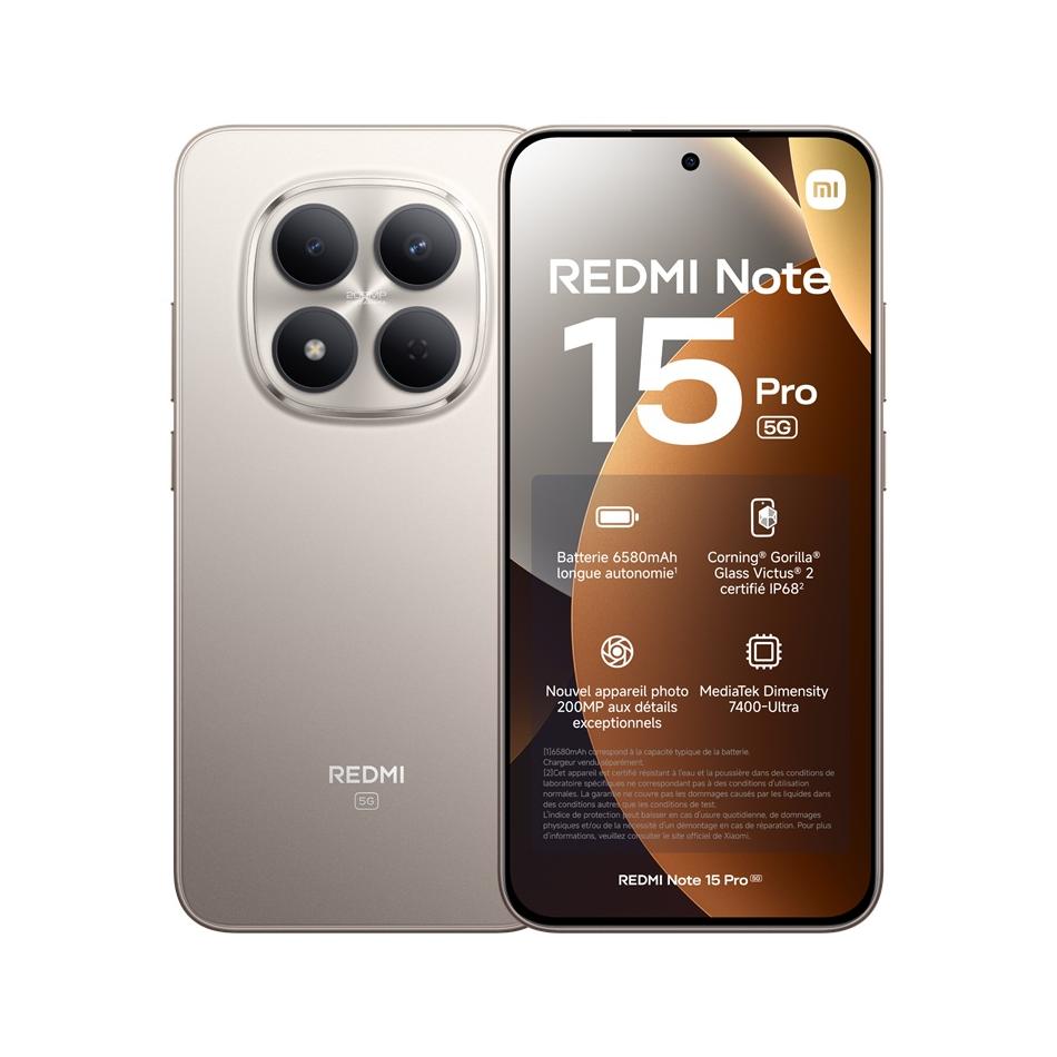 Smartphone XIAOMI REDMINOTE15PROTITANE