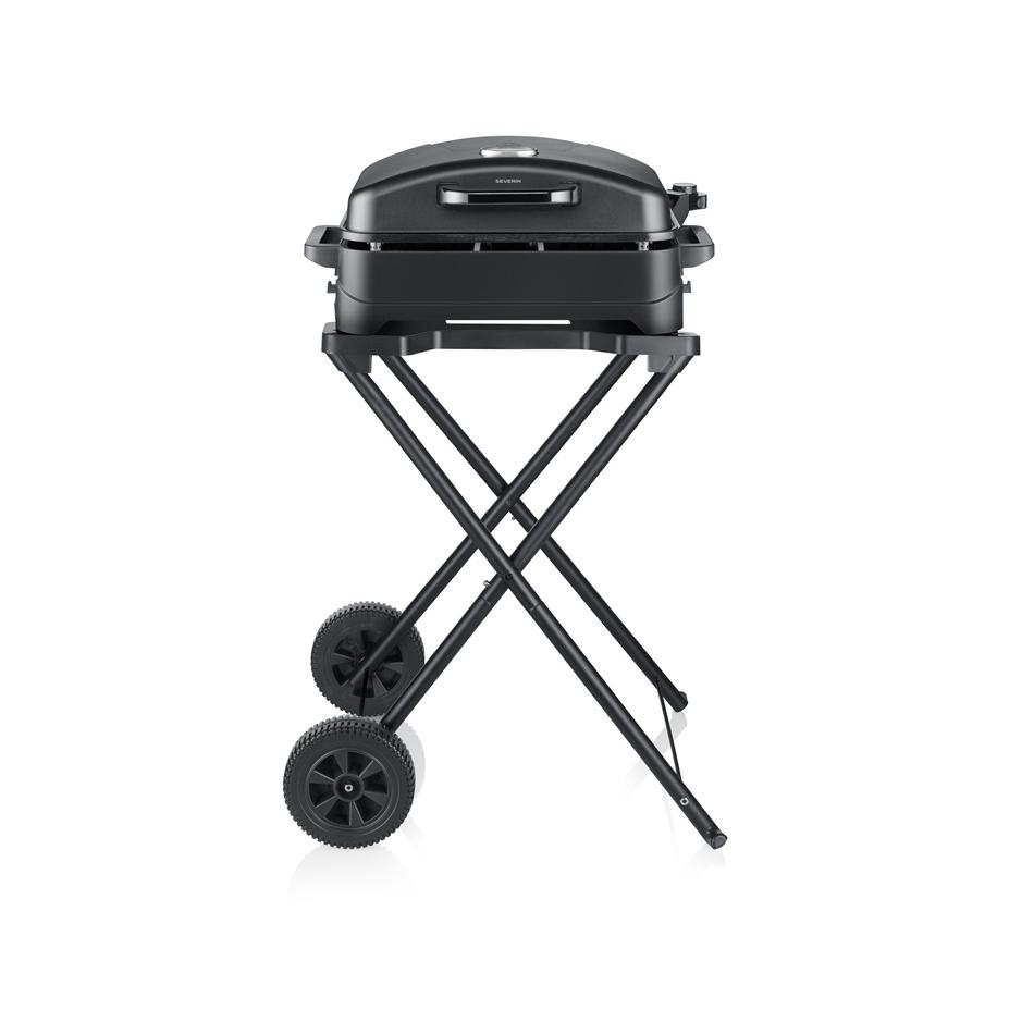 SEVERIN Electric Outdoor BBQ Grill avec support et hotte PG 8598 - vue 3