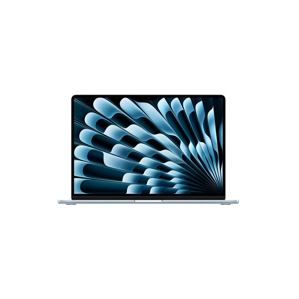 MacBook Apple Air 15 512 Go SSD 16 Go RAM Puce M4 CPU 10 cours GPU 10 cours Bleu Ciel