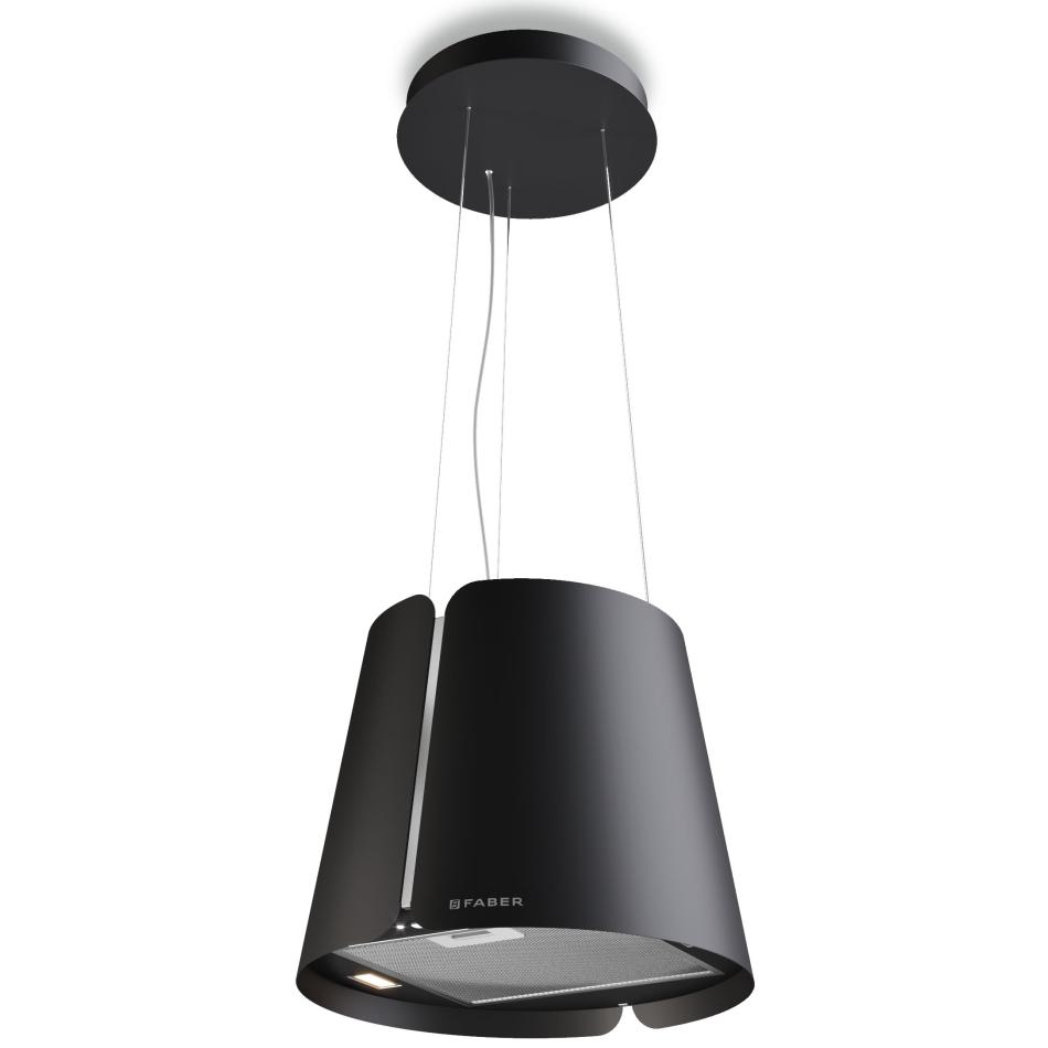 FABER hotte ilot design BEAT 430 BK matt 600 m3h 5816458 - vue 3