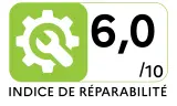 Tv oled 55'' METZ 55MOC9010Y - Indice de réparabilité