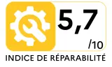 Tv oled 55'' LG OLED 55 CX 6 LA - Indice de réparabilité