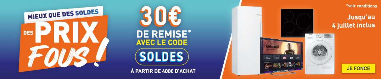 Code promo soldes 30€ MDA