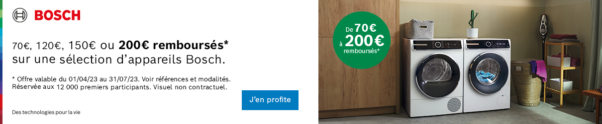 Offre de remboursement bosch MDA