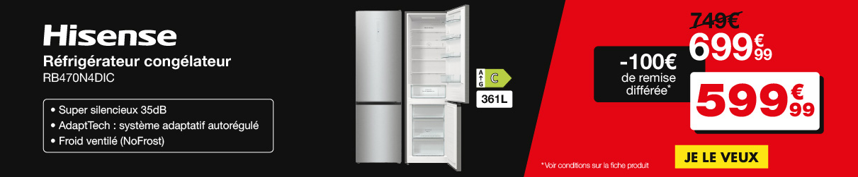 Réfrigérateur HISENSE RB470N4DIC MDA