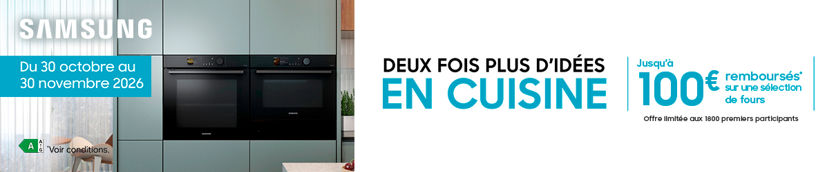 Offre de remboursement four Samsung